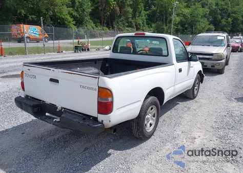 2001 Toyota Tacoma из США, поврежденный, VIN 5TENL42N51Z738603